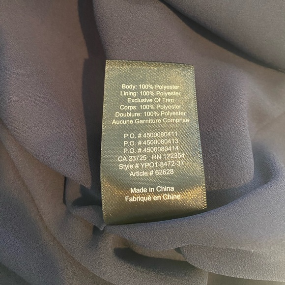 Aritzia Babaton Ciro Dress Spaghetti Strap Mini | Navy | S - Picture 8 of 11